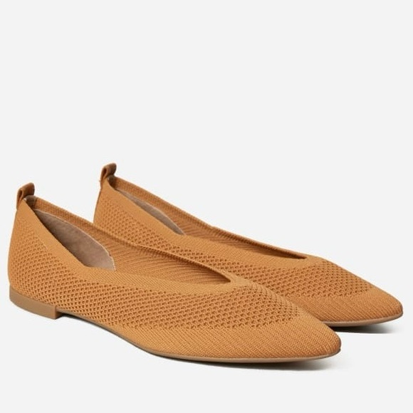 Everlane The 40-Hour Pointed Toe ReKnit Flat Shoes Size 7 - Picture 2 of 16